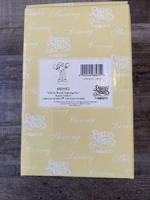 #ad Precious Moments LIFE IS WORTH FIGHTING FOR 680982 Personalized RACHEL Rare $32.00