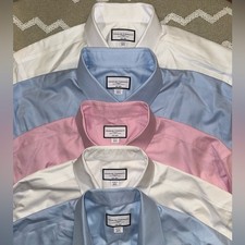 Charles Tyrwhitt Men's Dress Shirts - White, Blue, Pink classic fit