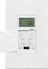 ENERLITES Programmable Digital Timer Switch for Lights, Fans, Motors, 7-Day