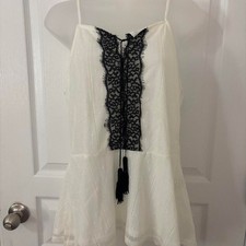 Unbranded Womens White and Cream Vest