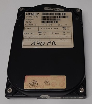 Conner CP30174E IDE Festplatte (170MB, retro, 1994)