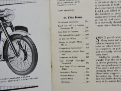 28 February 1957 The Motor Cycle Magazine BSA 866cc Bantam 497cc