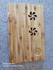 Portable Folding Laptop Table/Work Station/Bed Tray/Desk Bamboo Adjustable