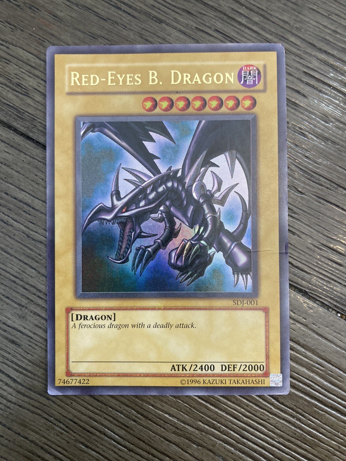 Yugioh RedEyes B. Dragon SDJ001 Unlimited Ultra Rare Played eBay