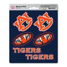 Auburn University Tigers - Set Of 6 Sticker Sheet