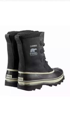 ❄️ NIB Sorel Men’s Caribou Waterproof Winter Boots 9 blk/blk SOREL Men main image 4