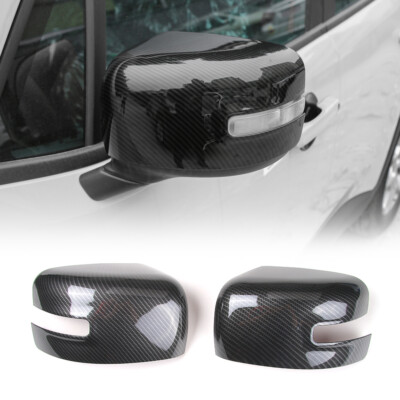 Rearview Door Side Mirror Cover Tirm Frame for 2016+ Jeep Renegade Carbon Fiber