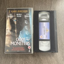 Gods and Monsters - Ian McKellen - Brendan Fraser - PAL VHS Video Tape