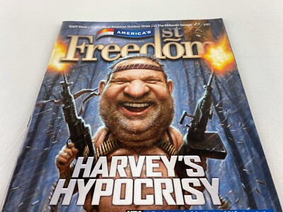 Harvey Weinstein Hypocrisy 2014 Cover on NRA America's Freedom 1st Magazine
