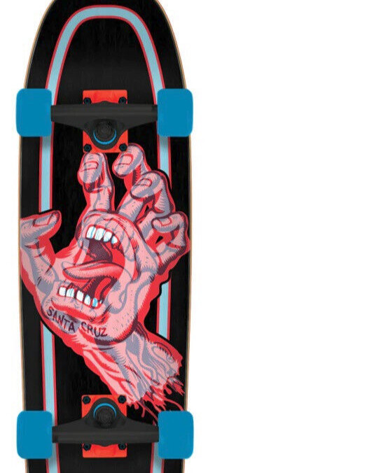 SANTA CRUZ 9.51"X32.3" Decoder Hand black blue red CRUISER C