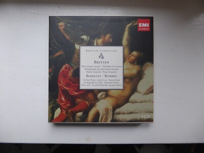 5 CD British Composer Britten Berkeley Rubbra Barbirolli del Mar Goddall ++