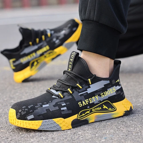 Leicht Sicherheitsschuhe Herren Stahlkappe Arbeitsschuhe Baustelle Schutzschuhe - Bild 11 von 42