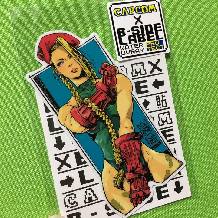 Sticker Cammy Street Fighter 6 CAPCOM40th×B-SIDE LABEL - Meccha Japan