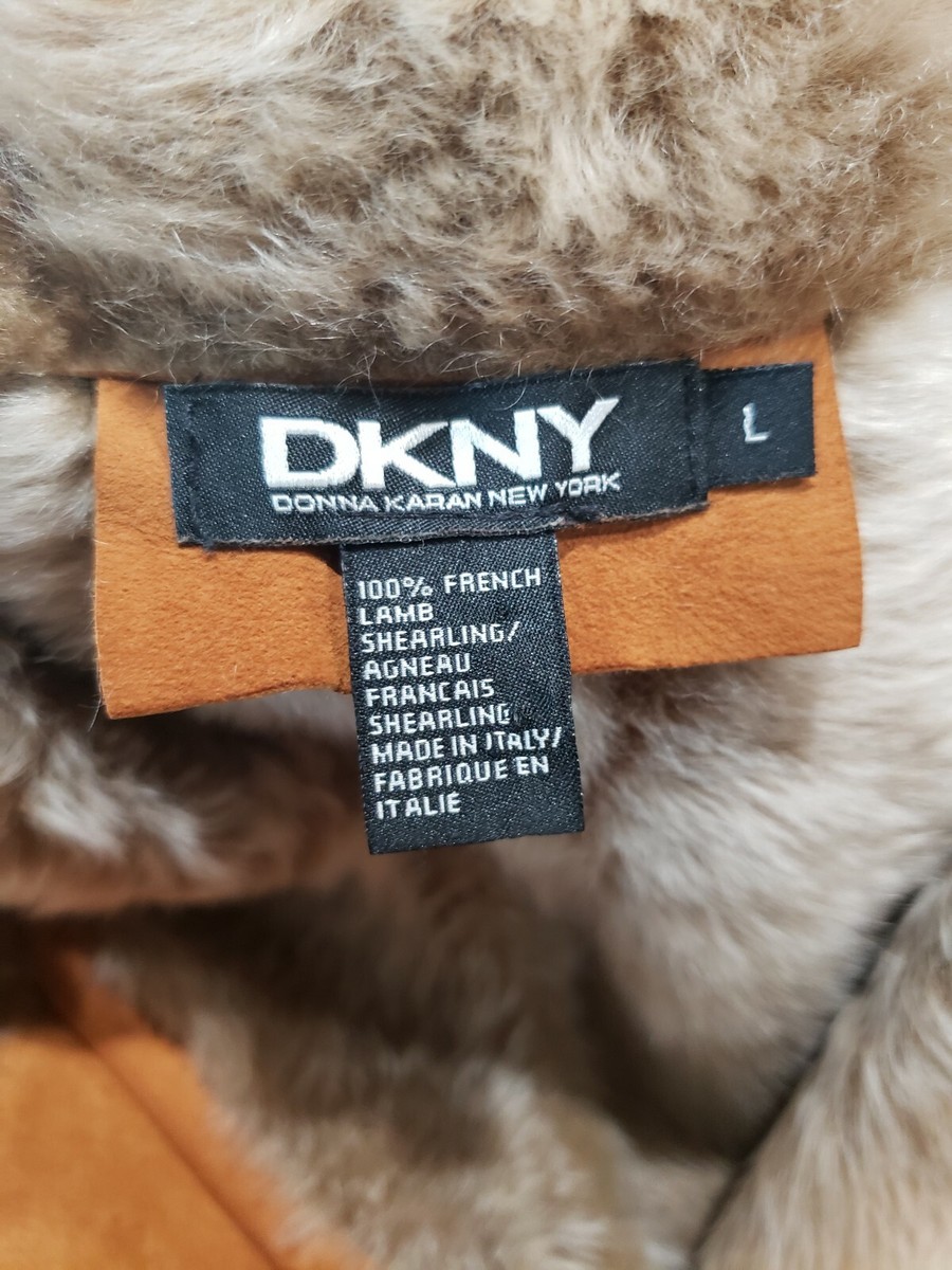 DONNA KARAN ブラウン レザー ジャケット Made in Italy Donna Karan Black Label Brown Motorcycle Jacket Medium | eBay