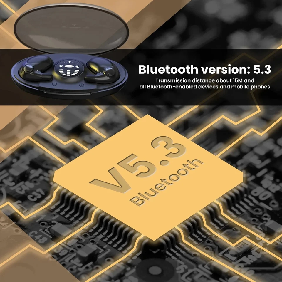 Auriculares invisibles inalámbricos Bluetooth para Samsung Galaxy S23 S22 S25 Ultra S24+ Foto 2 de 4