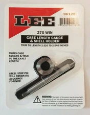 Lee 90128 Case Length Gauge and Shellholder 270 Win