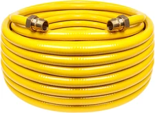 33Ft 1/2'' Flexible Gas Line, CSST Corrugated Stainless Steel Tubing Pipe Kit, N