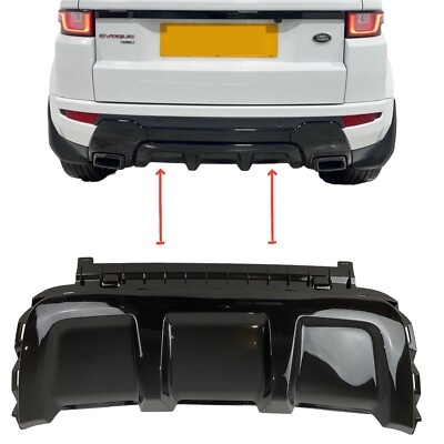 KAP UK Heckstoßstange Abdeckung Schwarz Tow Eye DYNAMIC Lackiert ABS 2011-19