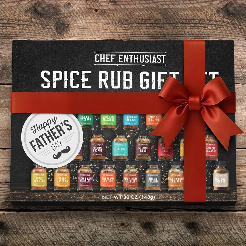 Spices and Seasoning Gift Set 24 Unique Individual Gourmet BBQ Spice Rub Sampler - Image 2 of 4