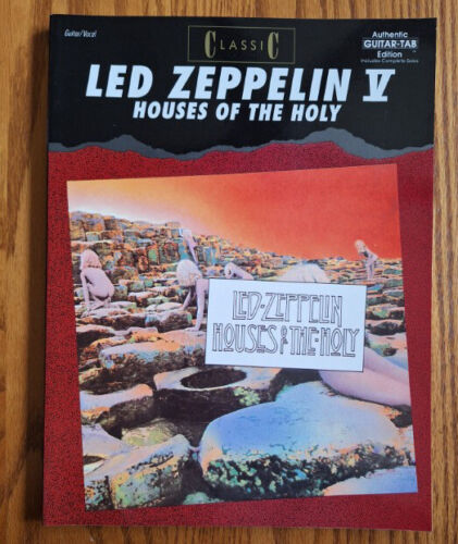Authentic Guitar-Tab Editions Classic Led Zeppelin Series Houses of the Holy '93 - Picture 1 of 2