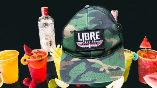 Libre Tequila Baseball Hat Cap Camouflage Trucker