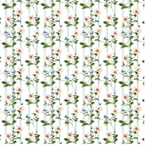 COTTAGE WALLPAPER & GINGHAM TABLE CLOTH HUNKYDORY Duo Design 8x8 Sample Papers - Picture 9 of 16