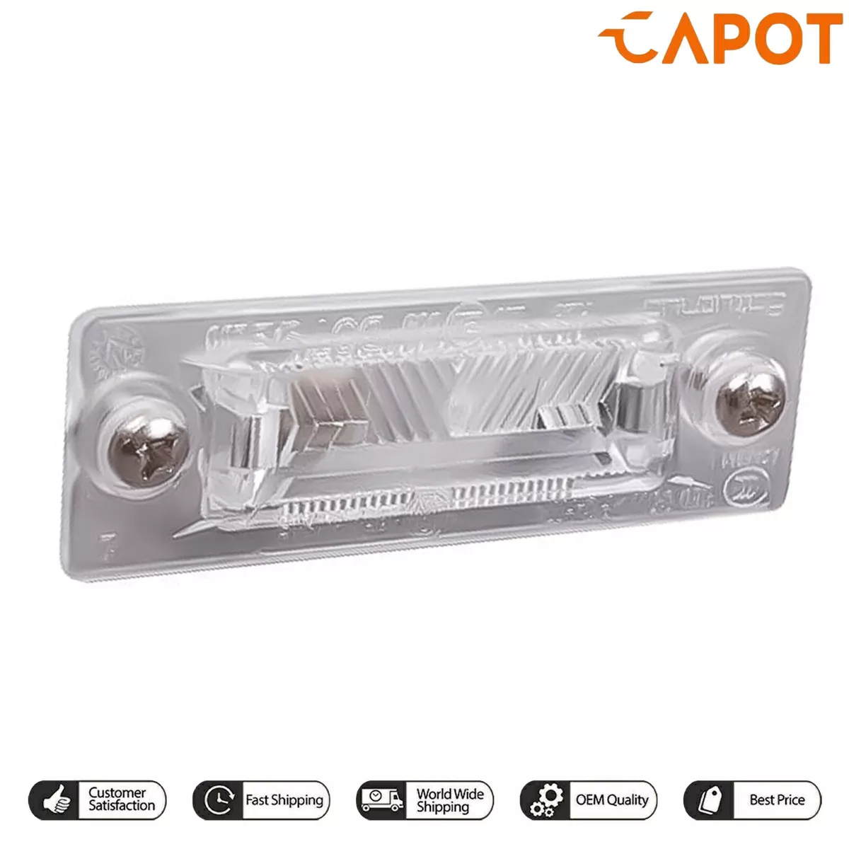 Vw caddy hotsell number plate bulb