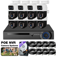 KERUI 6MP POE 8CH NVR Security Camera System Surveillance Night Auto Tracking US