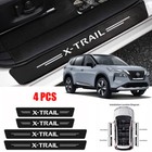 4X For Nissan X-TRAIL Accessories SUV Door Sill Protector Guard Step Stickers