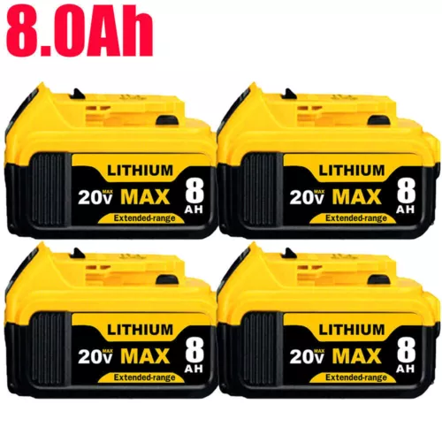 For DEWALT 18V BATTERY 6.0/9.0 AH XR DCB184 DCB184-XE LI-Ion Slide DCB182 DCB200 - Picture 20 of 24