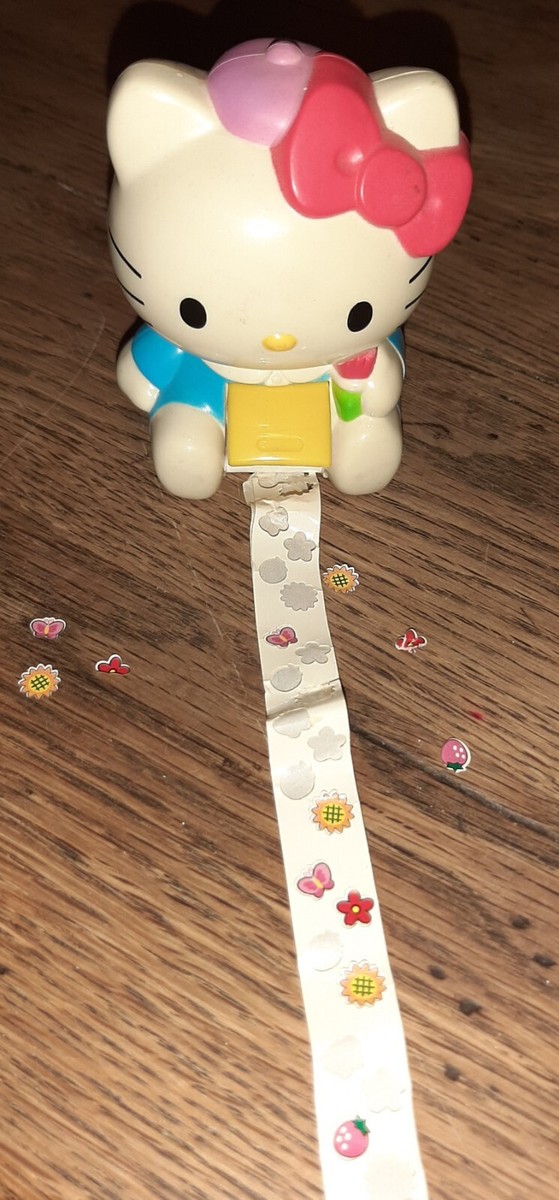 2000 Hello Kitty Sanrio McDonalds Happy Meal Sticker Dispenser W