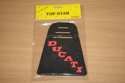 Tankpad Ducati Style Motorrad Schaumstoff Neopren 18x13x0,55 Buchstaben lose neu