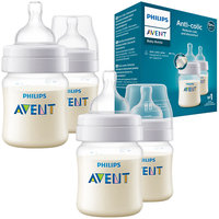 Neu Philips Avent Babyflaschen SCY10002 125Ml 4Er Set Antikolik Bpafrei