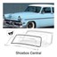 1953-54 Chevy windshield Weatherstrip Seal with stainless groove