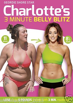 Charlotte Crosby Geordie Shore 3 Minute Belly Blitz DVD Fat Weight