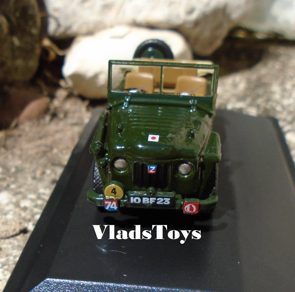Oxford 1/76 Austin Champ British Army 7th Armored Div Desert Rats, 1957 76AC001 - Image 2 of 4