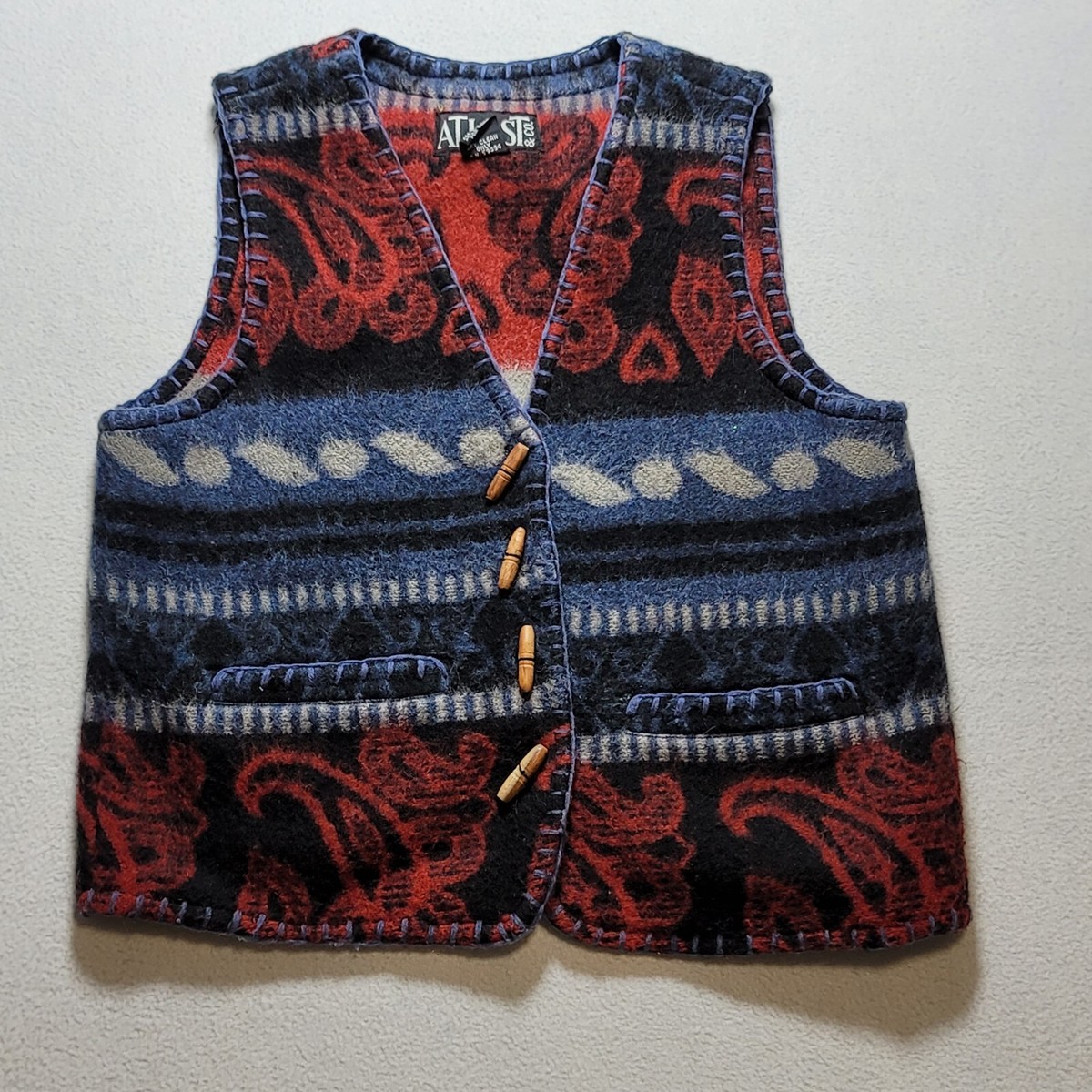 & LAST AT トップス CO atlast&co 公式通販 VEST&PANTS HOUNDSTOOTH CO & LAST AT VEST&PANTS HOUNDSTOOTH トップス