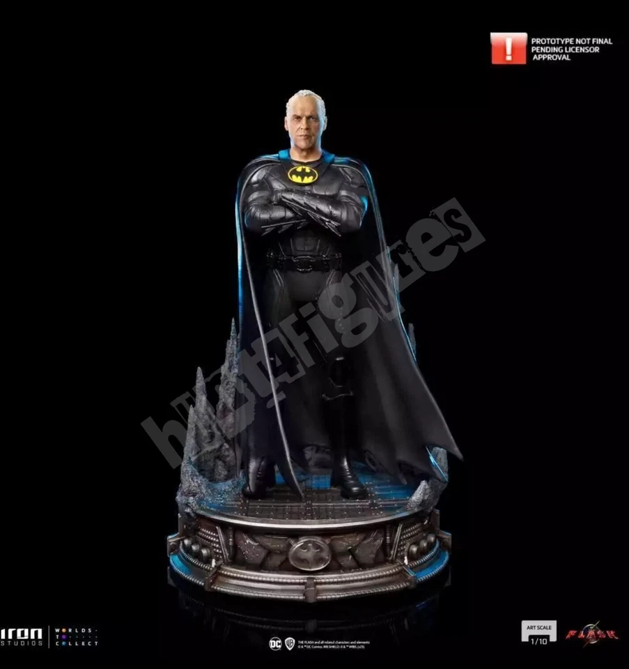 Estatua The Flash Batman escala de arte de lujo 1/10 (2024) Iron Studios nueva en caja Foto 3 de 4