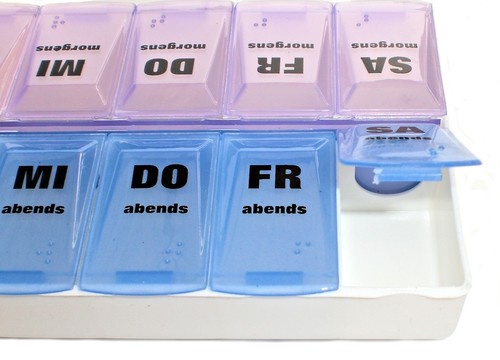 Pillenbox Tablettenbox Dosierbox Tablettendose Pillendose für 1 Woche