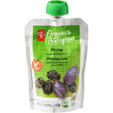 4-Pack PC Organics Prune Strained Organic Baby Food