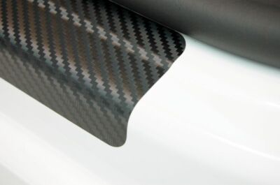 Einstiegsleisten für VW GOLF 7 ab 2017 Schutzfolie Carbon Schwarz 3D 160µm