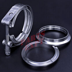 Exhaust Downpipe 3inch V-band Clamp 3&quot; Male/Female Flange Kit SS304 stainless