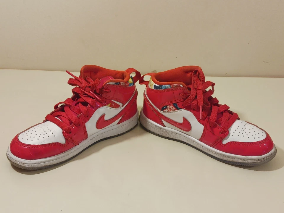 NIKE Juvenil Jordan 1 Mid SE Barcelona Suéter Tenis Deportivos Niños Talla 13C Foto 4 de 4