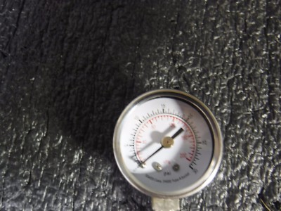 1-1/2'' Test Pressure Gauge, 0 to 30 psi, 4FMH9,(MG)