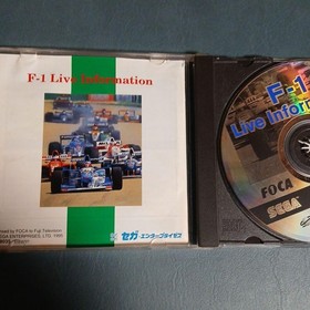 F-1 Live Information Sega Saturn Software
