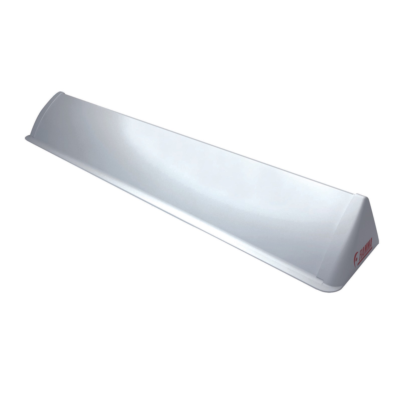 Spoiler de lanterneau retaillable universel blanc pour toit caravane et fourgon