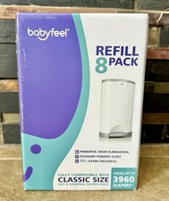 Babyfeel Diaper Pail Refills 8-Pack Dekor Classic Size 3960 Diaper FAST SHIPPING