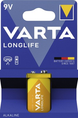 Varta Batterien 4122 Longlife 9V E-Block 9 Volt