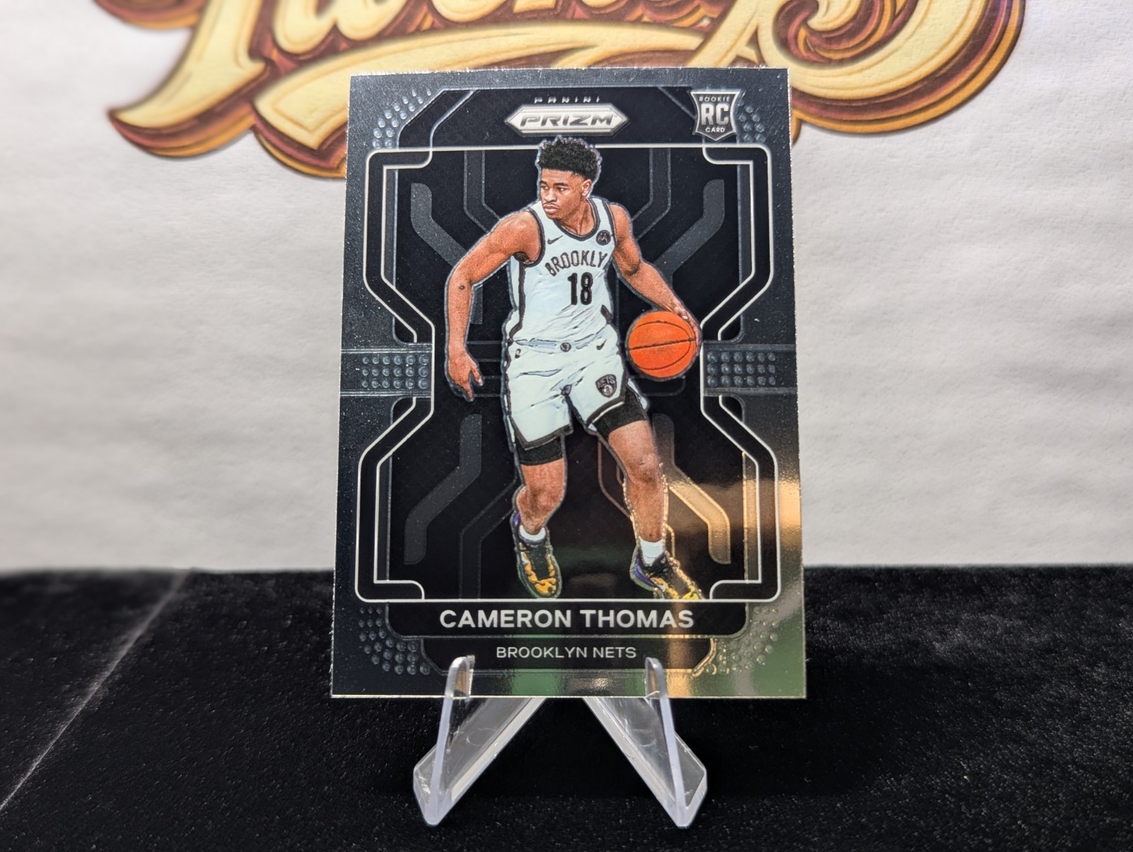 Panini Prizm 2021-22 Cameron Thomas Rookie #297 Brooklyn Nets NBA Card