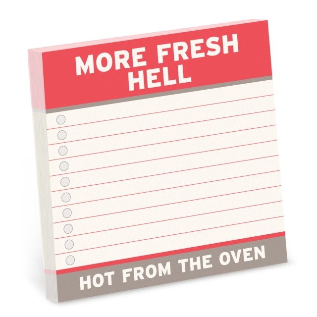 Knock Knock More Fresh Hell Large Sticky Notes (4x4in) by Knock Knock